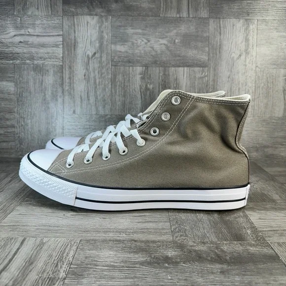 Converse Chuck Taylor High Top Mens 14 Olive Drab Canvas Sneakers NEW A08581F - Picture 2 of 9
